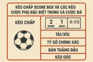 Kèo Chấp Score Box Và Các Kèo Cược Phụ Đặc Biệt Trong Cá Cược Bóng Đá
